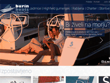 Tablet Screenshot of burinboats.com